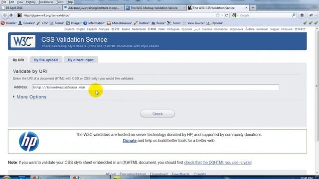 W3C Validation смотреть онлайн