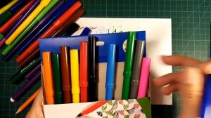 Какие бывают фломастеры [Уровень сложности – просто] (материалы для рисования)