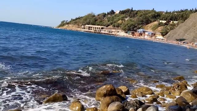 Пляж Зелёный мыс.Алупка