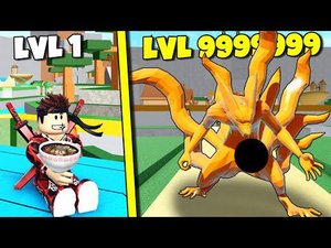 От Нуба до ХОКАГЕ в симулятор сражения НАРУТО Roblox !