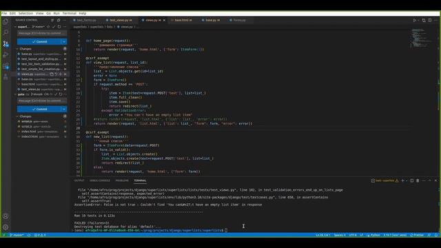 Разбор книги Test-Driven Development with Python, глава 14.2
