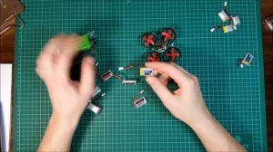 Eachine 010 Дешёвый Tiny Whoop от Banggood Процесс сборки.