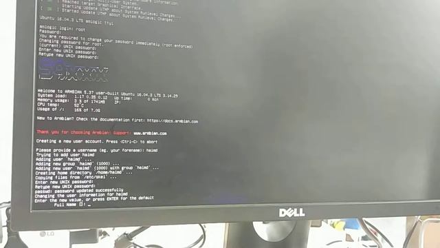 Armlogic, S905X, Ubuntu 16.04 for embedded board смотреть онлайн
