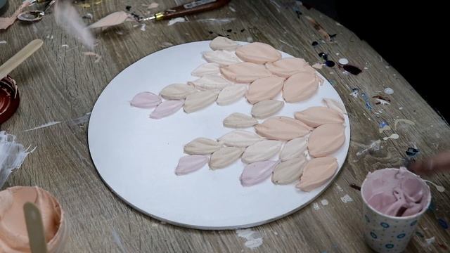 (85) Easy DIY Texture Flower Art / How To Make Your Own Wall Art