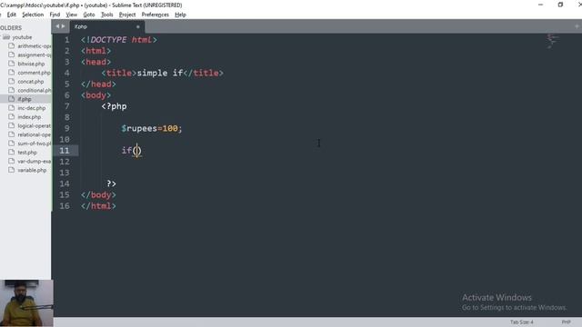 if statement in php in hindi смотреть онлайн