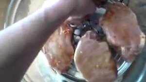 Приготовление мяса в аэрогриле