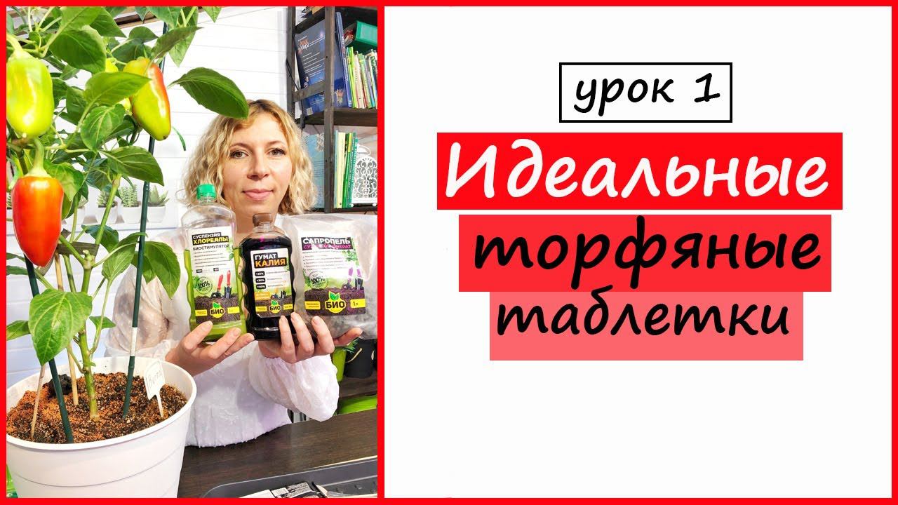 Урок 1. Идеальные торфяные таблетки