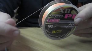 Обзор восьми жильной плетёной лески с сайта Али экспресс