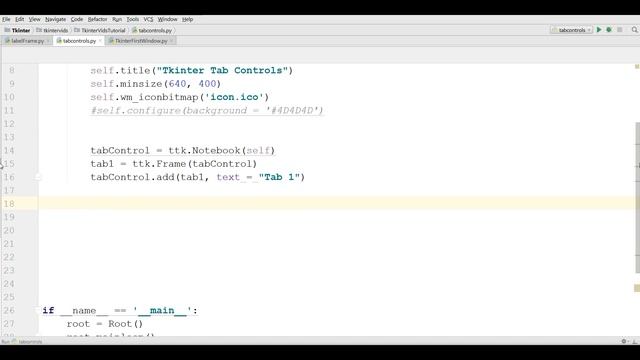 11 Python Tkinter Tab Control Widget