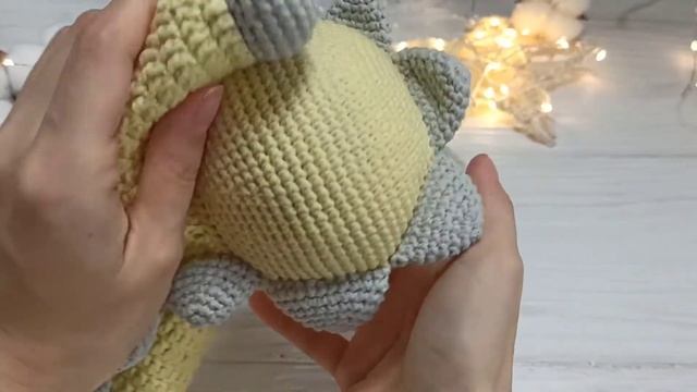 Crochet Dinosaur Baby Lovey Amigurumi Pattern | Crochet Animal Toy смотреть онлайн