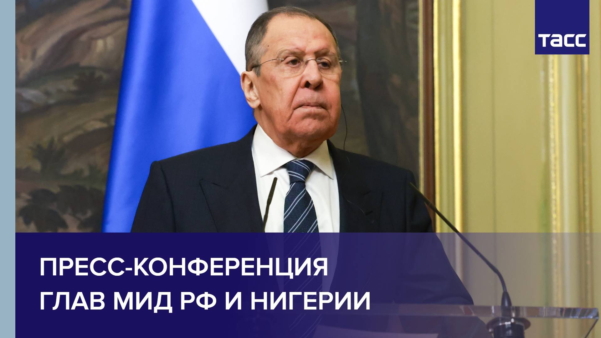 Пресс-конференция глав МИД РФ и Нигерии