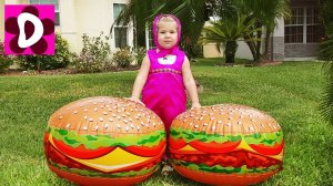 Bad Baby Маша и Медведь ГИГАНТСКИЙ БУРГЕР Нападает! Маша и Медведь Новые серии Masha and the Bear