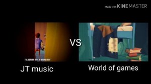 Hello neighbor song - hello and goodbye Part 1 (JT music vs world of games)