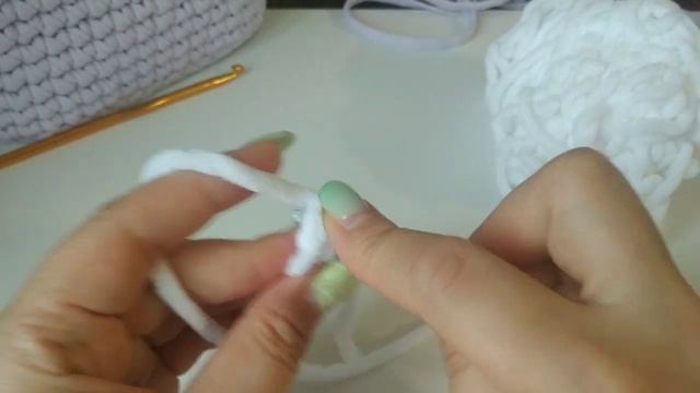 Детский рюкзачок из трикотажной пряжи. Вторая часть.