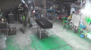 Мангал своими руками. Жаровня для мангала и покраска. Финальная часть. Холодная ковка.