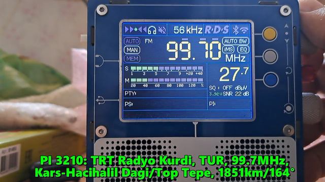 16.06.2024 12:44UTC, [Es], TRT Radyo Kurdi, Турция, 99.7МГц, 1851км