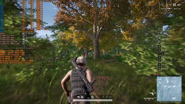 ASUS TUF Gaming F15 FX506HC CP002 게이밍 노트북 - 1920x1080, RTX3050, 144Hz, 울트라옵션, 배틀그라운드 게임 영상 смотреть онлайн