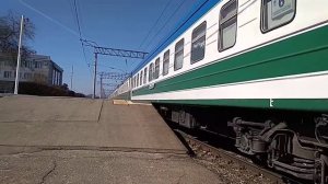 «Козырной» ТЭП70БС - 066 с пассажирским поездом №350 Москва - Ташкент