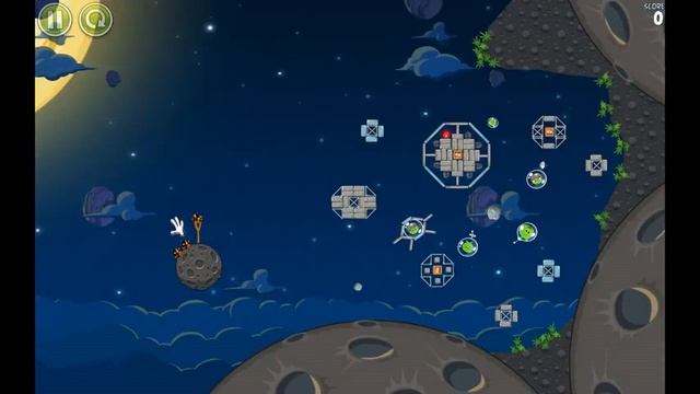 Angry Birds Space - Pig Bang - прохождение 3 звезды смотреть онлайн