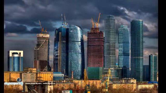 Как строилась москва сити фото Динамика строительства ММДЦ Москва Сити 2008-2012 - смотреть видео онлайн от "Ст