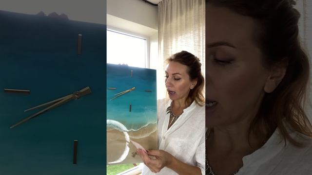 Как просто сделать часы из смолы смотреть онлайн