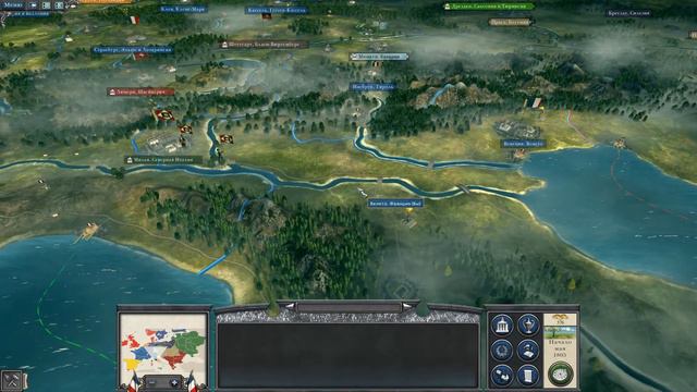 Прохождение Европейской кампании за Францию \ Napoleon:Total War - Европа (максимальная сложность)# смотреть онлайн