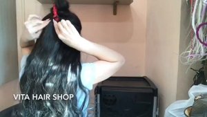 Как крепить волосы на заколках?