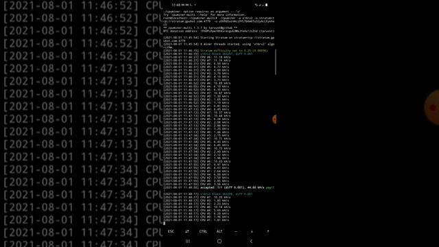 Mine Cryptocurrency on Your Phone with Cpuminer-multi смотреть онлайн