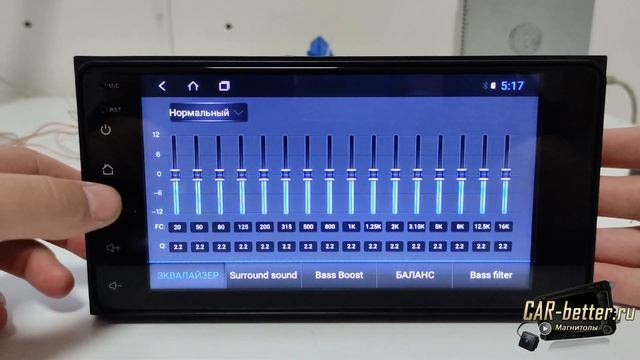 Универсальная магнитола 200*100мм для Toyota смотреть онлайн
