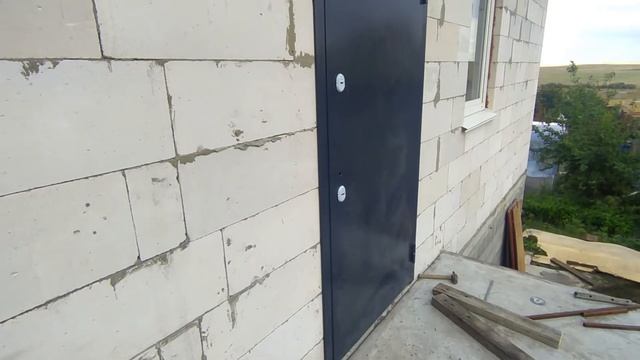 Монтаж входной двери в газобетонные стены смотреть онлайн