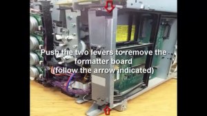 How to clean the Laser Unit of HP Color LaserJet CP3505 (Fading cyan toner)