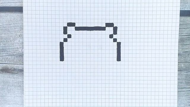 Как нарисовать по клеточкам медвежонка / Животные / Рисунки по клеточкам медведь / #пиксельарт