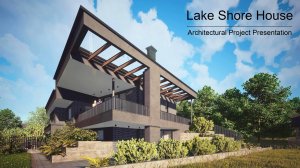 Lake Shore House with Flat Roof