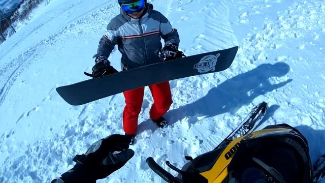 Катание на BigWood невзирая на остановку подъемников"! смотреть онлайн