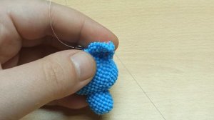 Летучая мышь из бисера. Часть 4. Ушки. Амигуруми.