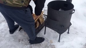 СУПЕР БЛЮДО В АФГАНСКОМ КАЗАНЕ НА КОСТРЕ