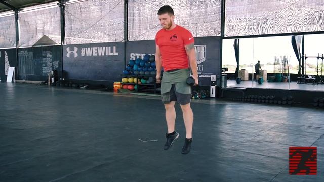 Прыжки с гантелями с контрдвижением смотреть онлайн