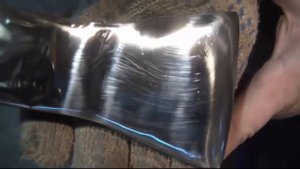 Axe Restoration маленький топор чистка и зеркальная полировка