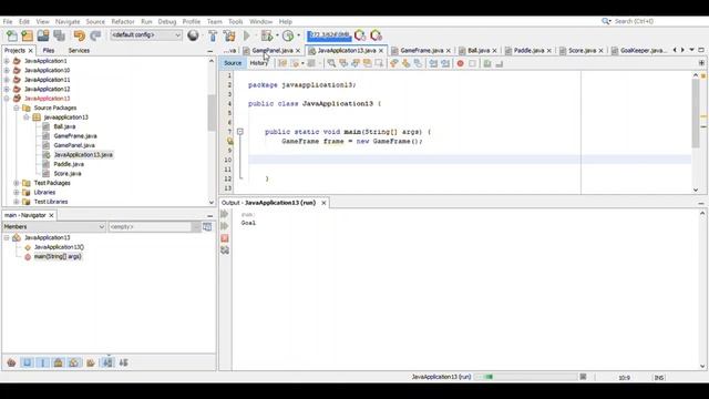 Concurrent project (Goal keeper project)