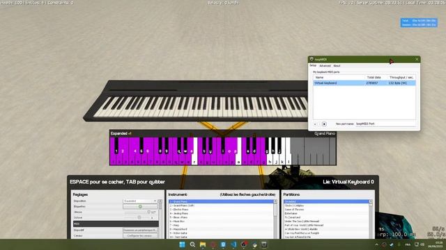 Playing midi file on gmod piano ( Python Custom Interface and Virtual Piano ) смотреть онлайн