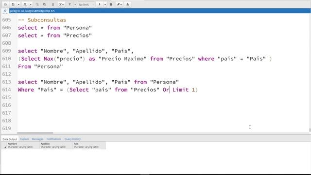 Crear una SUBCONSULTA como Expresión en un WHERE | Curso de PostgreSQL #57 смотреть онлайн