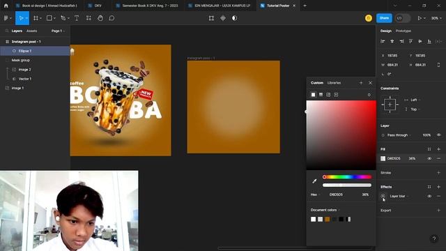 Tutorial making poster in figma смотреть онлайн