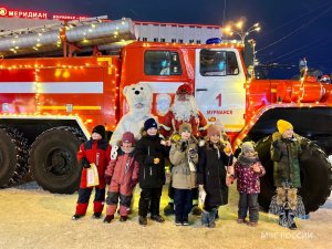 Праздник близко: в городе замечен тот самый Пожарный Дед Мороз