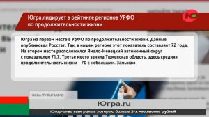 Югра лидирует в рейтинге регионов УрФО по продолжительности жизни