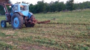 МТЗ-50 с КСФ-2,1 Шумахер в работе