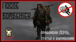 выжить "После бомбёжек" (опасно - ПРАВДИВАЯ ЛОЖЬ).  Статья о выживании из интернета.