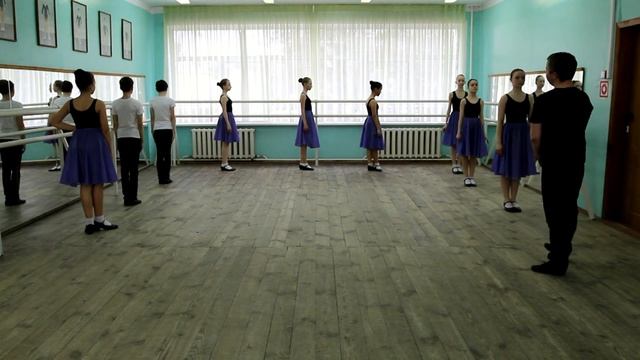 Народно сценический танец  Открытый урок Исавкина В А  6 класс 2021 год