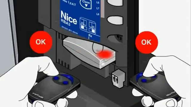 Программирование приемника NICE SMXI. 1 способ смотреть онлайн