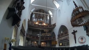 Органная музыка в католической церкви.Город Штольберг.