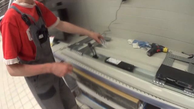 Монтаж телевитрины АШАН смотреть онлайн